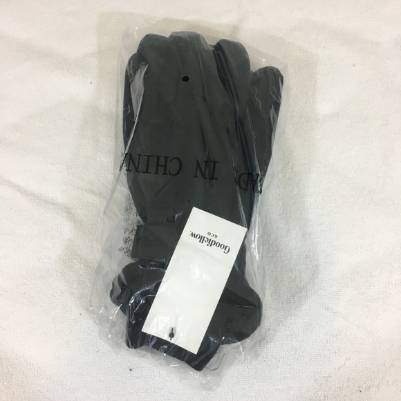 Goodfellow Black Pig Leather and Polyester Gloves - Picture 5 of 15